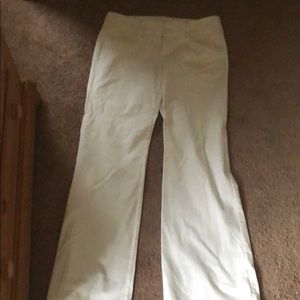 Size 8 white Express dress pants